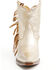 Image #4 - Besita Boots Women's The Spirit Fringe Western Booties - Snip Toe, Gold, hi-res
