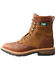 Image #3 - Twisted X Men's Cellstretch 8" Lacer Waterproof Leather Work Boots - Broad Square Toe , Brown, hi-res