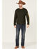 Image #2 - Browning Men's Solid Logan Logo Graphic Lightweight Long Sleeve T-Shirt, Dark Green, hi-res