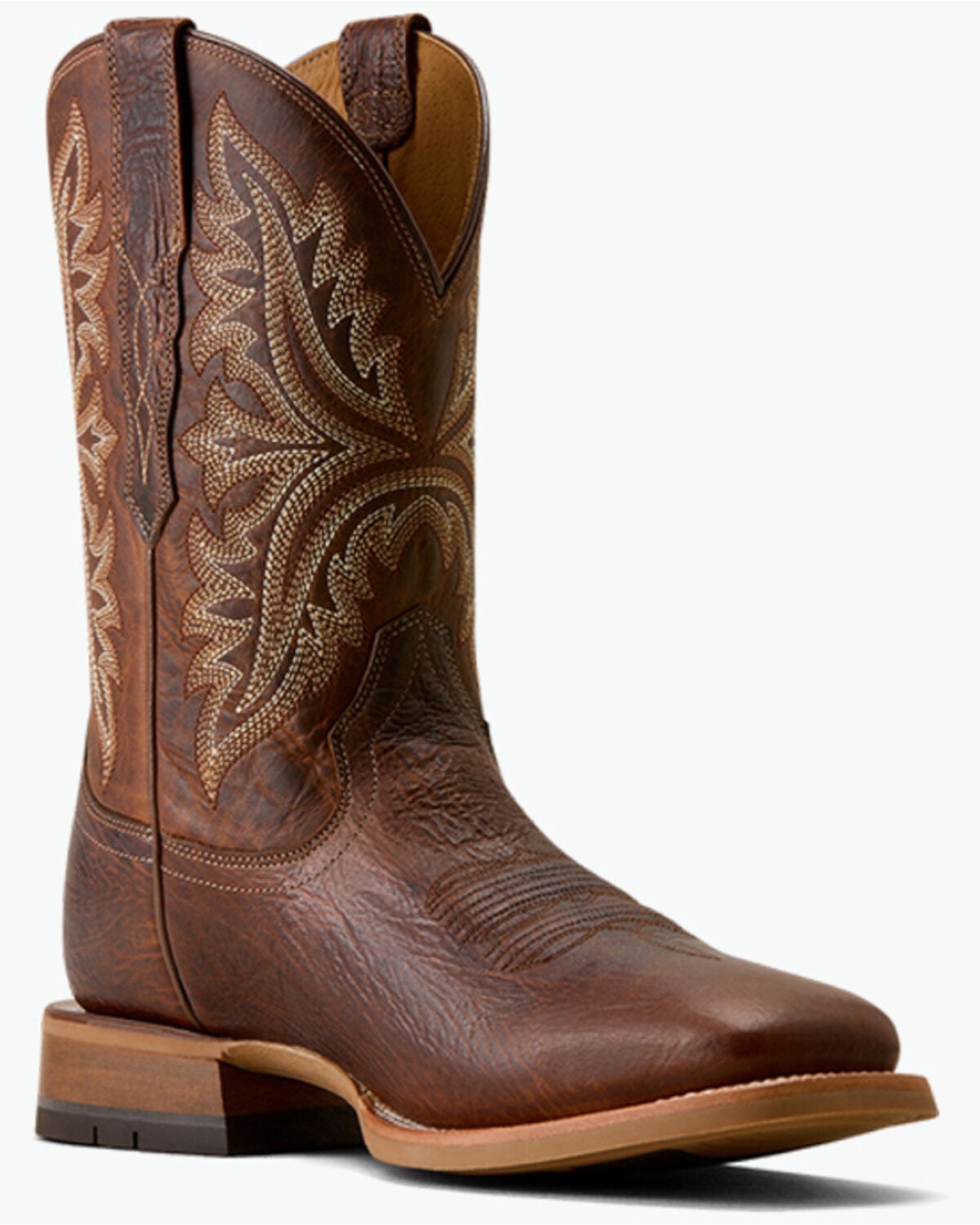 Ariat Men's Walker Performance Western Boots - Broad Square Toe, Brown, hi-res