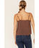 Image #3 - Patrons of Peace Women's Tawny Tile Print Neck Line Cami, Rust Copper, hi-res