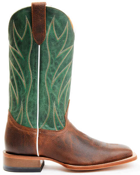 Cody James Men's Bradford Western Boots - Broad Square Toe, Green, hi-res