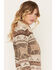 Image #2 - Cotton & Rye Women's Heathered Horse Cardigan, Tan, hi-res