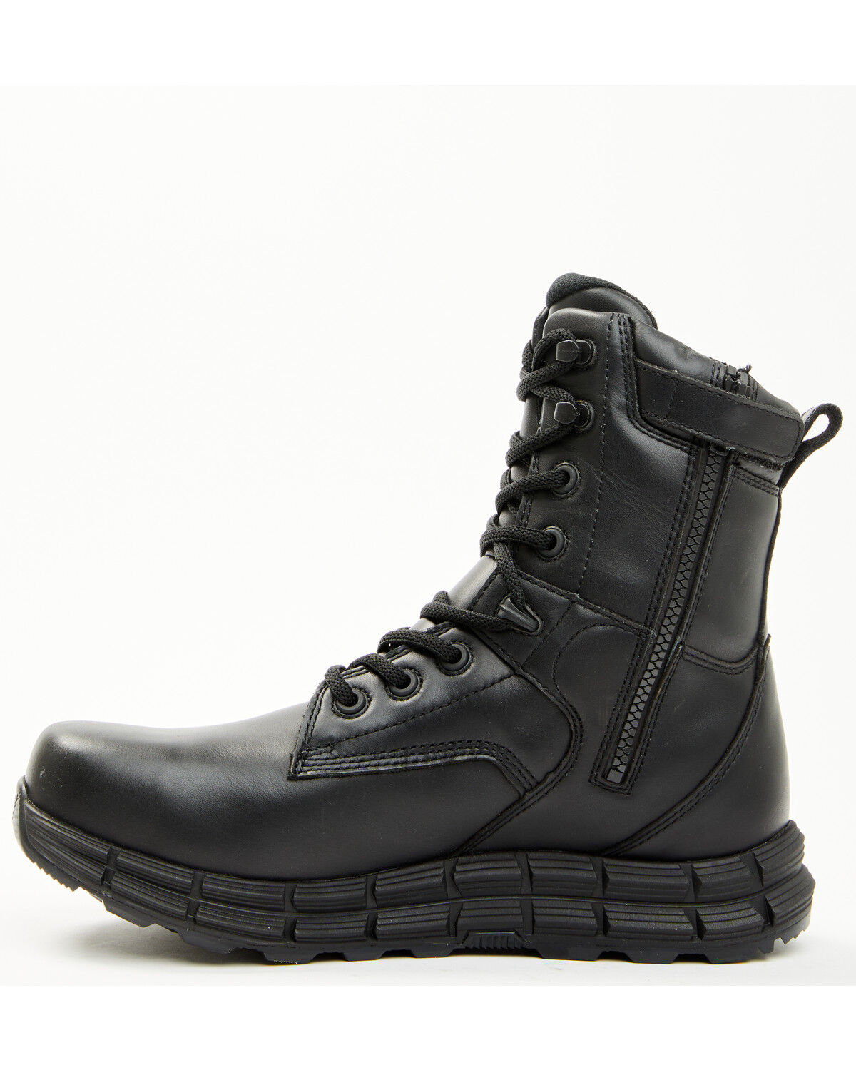Image #3 - Hawx Men's 8" Waterproof Work Boots - Composite Toe, Black, hi-res