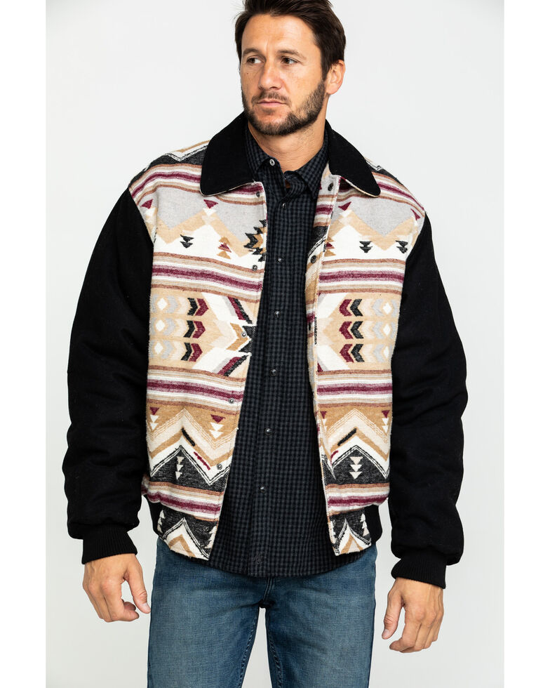Cripple Creek Men S Brown Navajo Blanket Jacket Country Outfitter