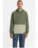Image #1 - Levi's Men's Thyme Utility Hooded Fleece Sweatshirt, Green, hi-res
