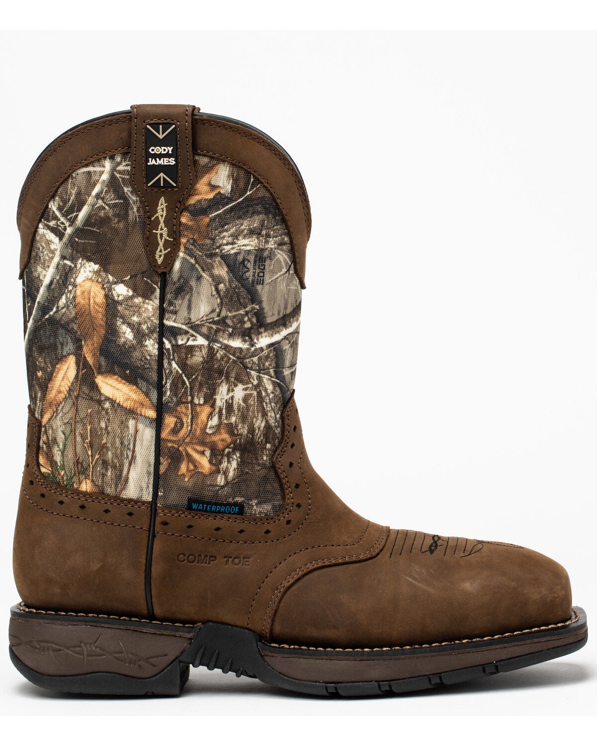 camo composite toe boots