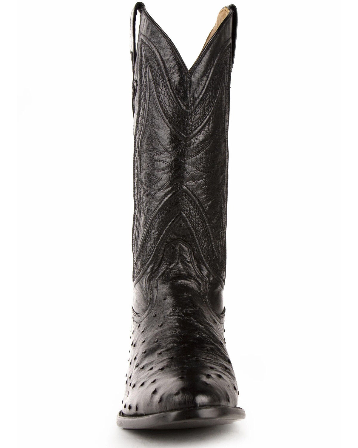 Image #4 - Ferrini Men's Black Colt Western Boots - Round Toe, , hi-res