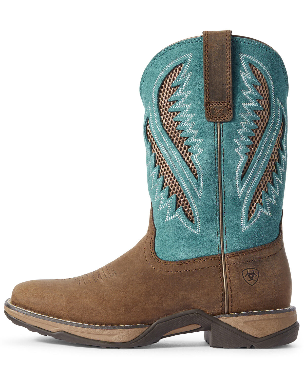 Image #2 - Ariat Women's Anthem VentTEK Western Performance Boots - Broad Square Toe, Brown, hi-res