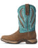 Image #2 - Ariat Women's Anthem VentTEK Western Performance Boots - Broad Square Toe, Brown, hi-res