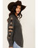 Image #2 - Ariat Women's Southwestern Elbow Sweater, Grey, hi-res