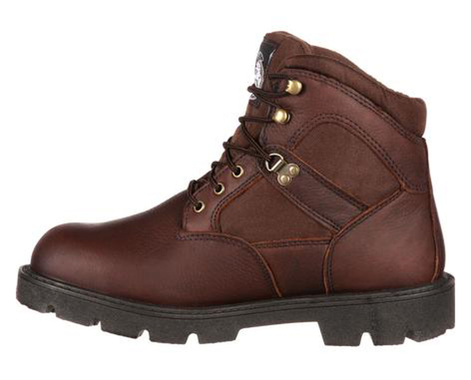 Image #3 - Georgia Boot Men's Homeland Waterproof Work Boots - Soft Toe, Brown, hi-res