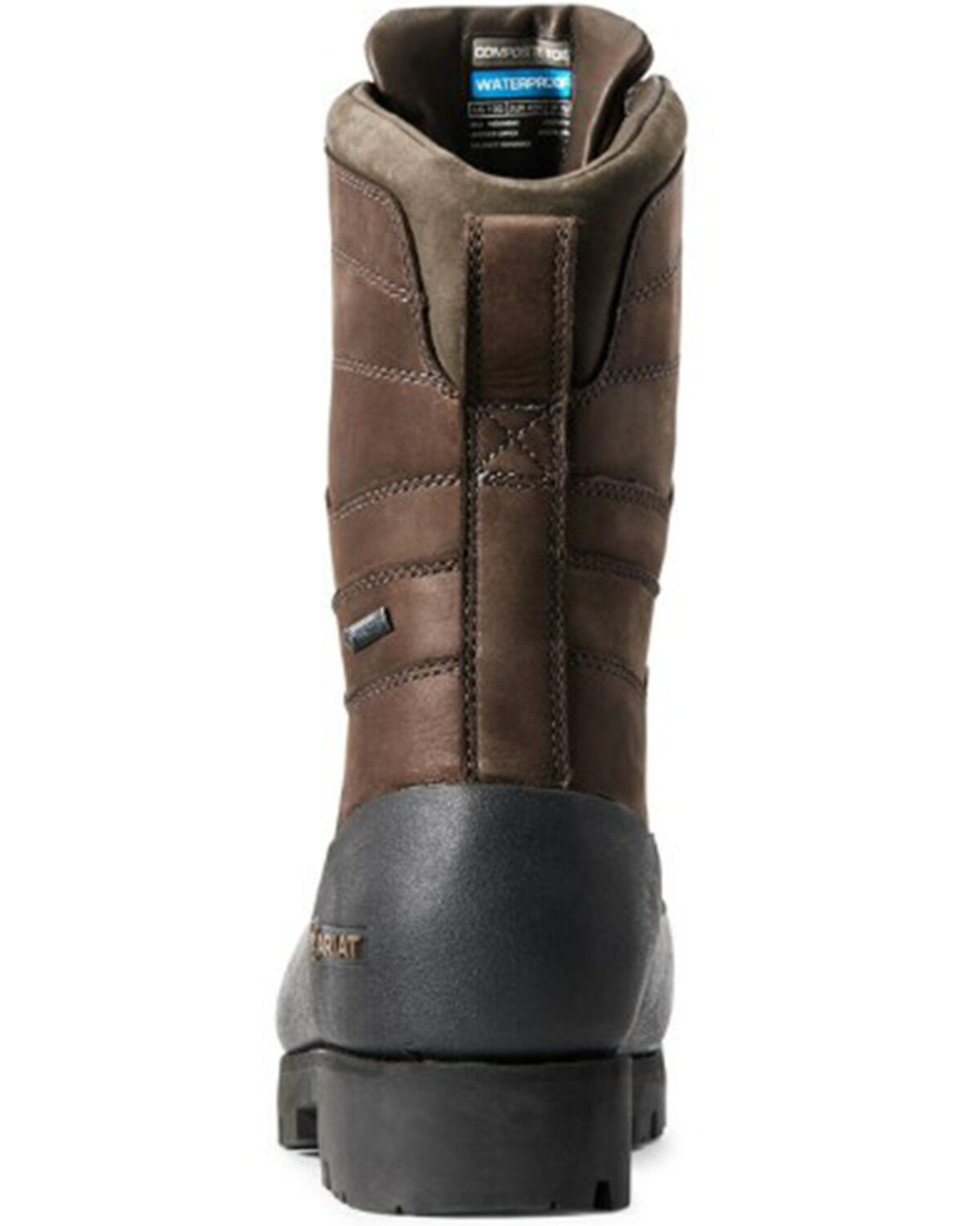 Image #3 - Ariat Men's Linesman Ridge 10" Gore-TEX Lace-Up Work Boots - Composite Toe, Brown, hi-res
