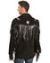 Scully Men's Fringed Suede Leather Coat - Tall, Black, hi-res