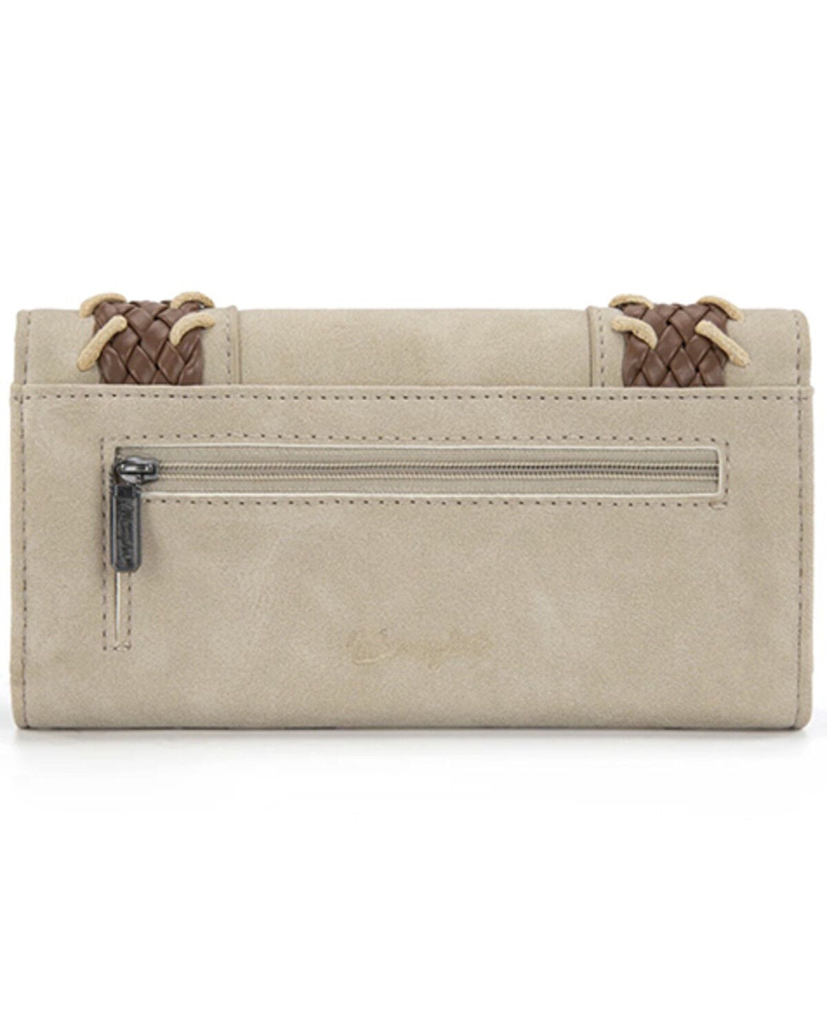 Image #2 - Wrangler Women's Whipstitch Wallet, Tan, hi-res