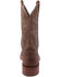 Image #3 - Ad Tec Men's Oiled Western Boots - Square Toe, Brown, hi-res