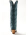 Image #5 - Shyanne Women's Flora Suede Tall Western Boots - Snip Toe, Blue, hi-res