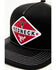 Image #2 - Cowboy Hardware Men's Redneck Ball Cap, Black, hi-res