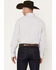 Image #4 - George Strait by Wrangler Men's Plaid Print Long Sleeve Button-Down Stretch Western Shirt - Tall, White, hi-res