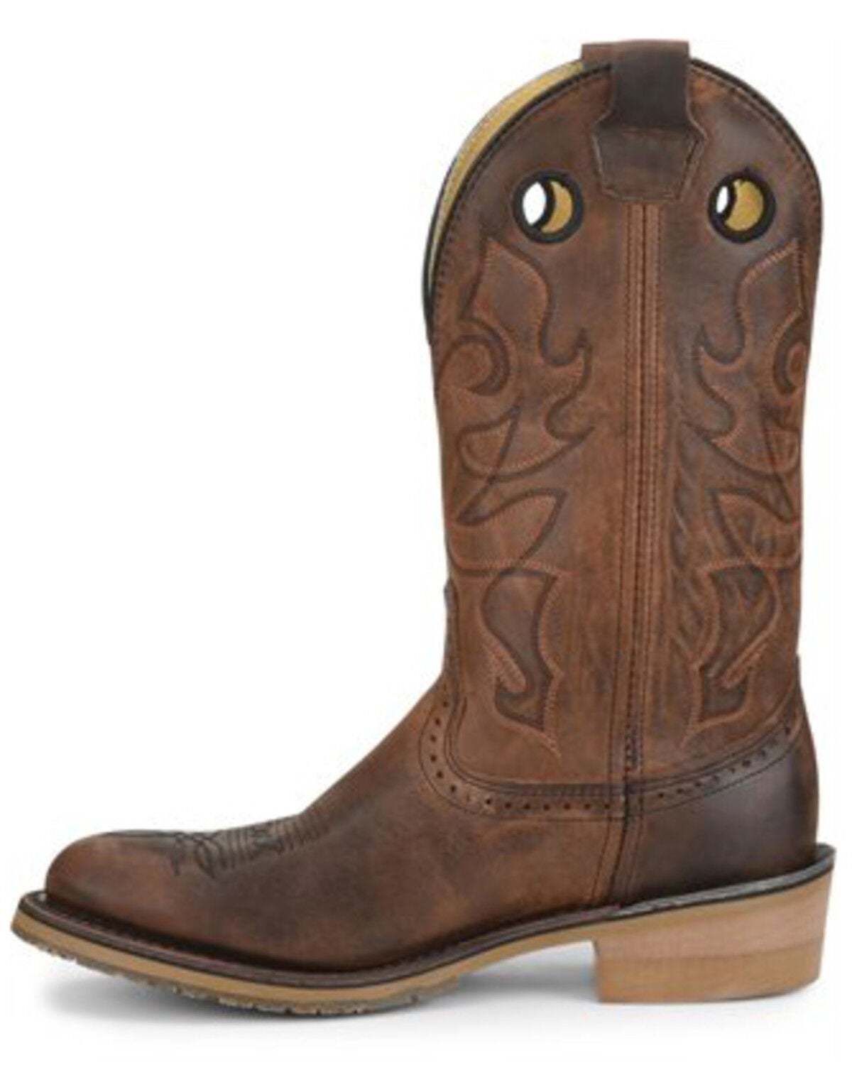 double h round toe boots