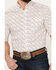 Image #3 - Ariat Men's Danon Print Classic Fit Button Down Short Sleeve Western Shirt, White, hi-res