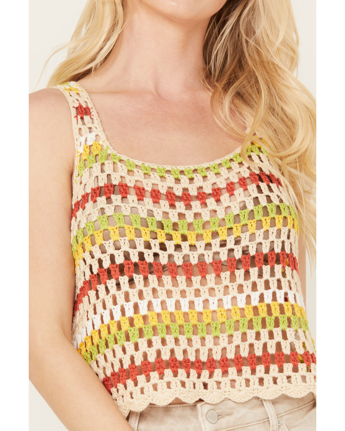 Image #3 - Sadie & Sage Women's Multicolored Sweater Tank, Multi, hi-res