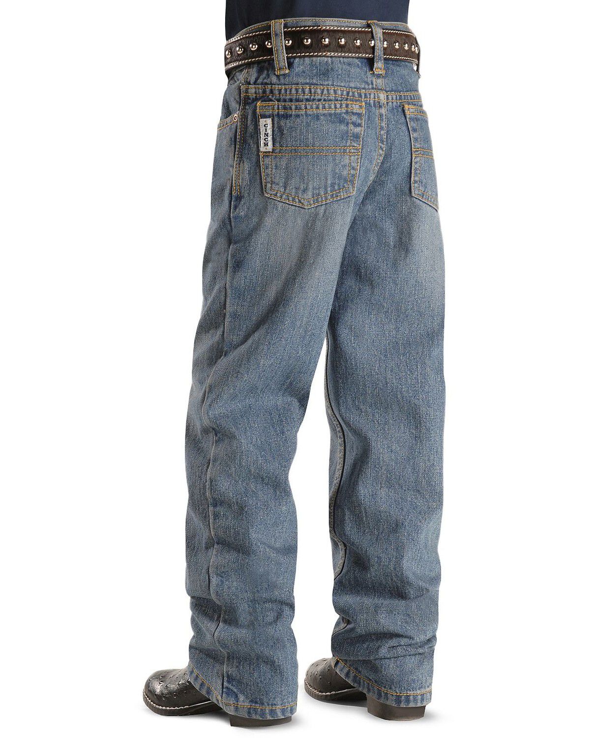 Image #1 - Cinch &reg; Boys' White Label Jeans - 4-7 Regular, Denim, hi-res