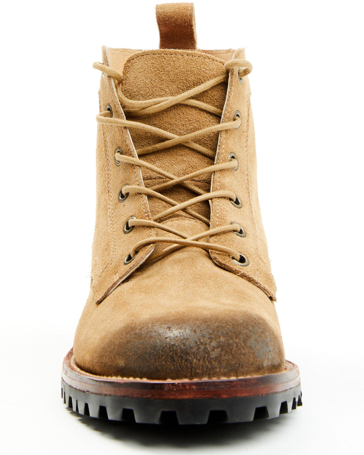Image #4 - Brothers and Sons Men's Countryman Suede Casual Boots - Round Toe, Tan, hi-res