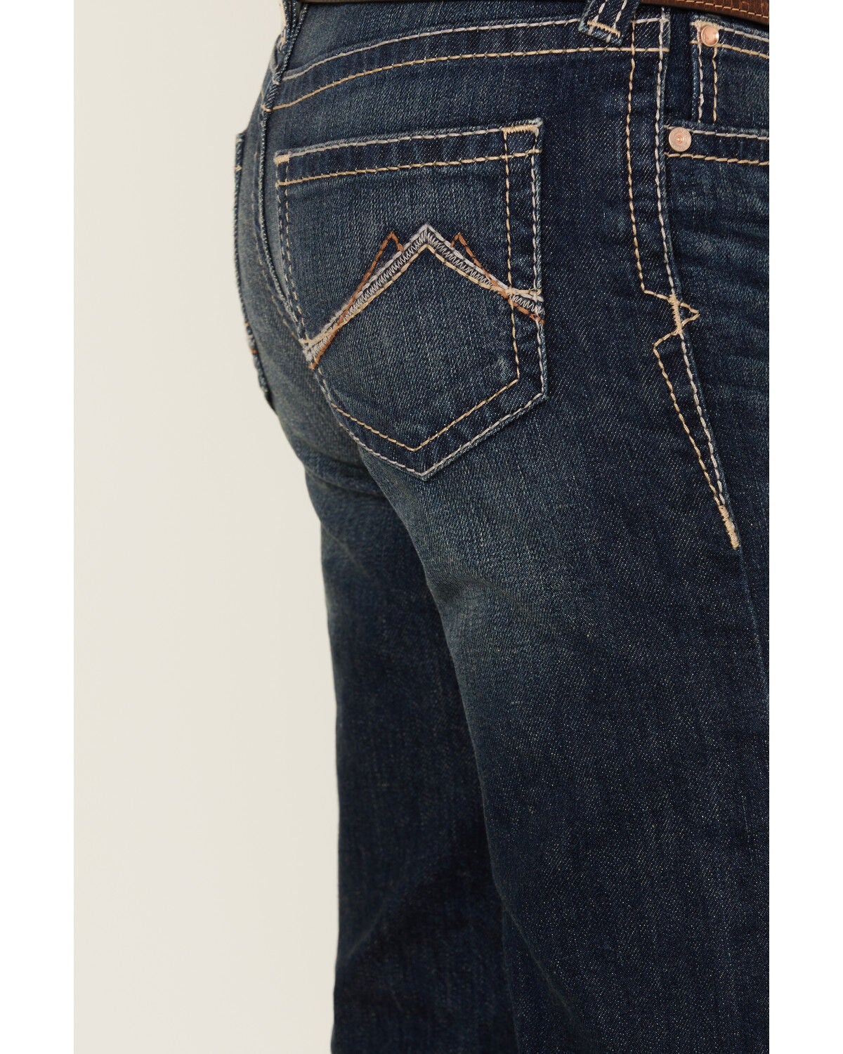 Image #4 - Ariat Girls' Olivia Trouser Stretch Denim Jeans, Blue, hi-res