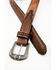 Image #2 - Moonshine Spirit Men's Crazy Horse Vintage Western Belt, Brown, hi-res