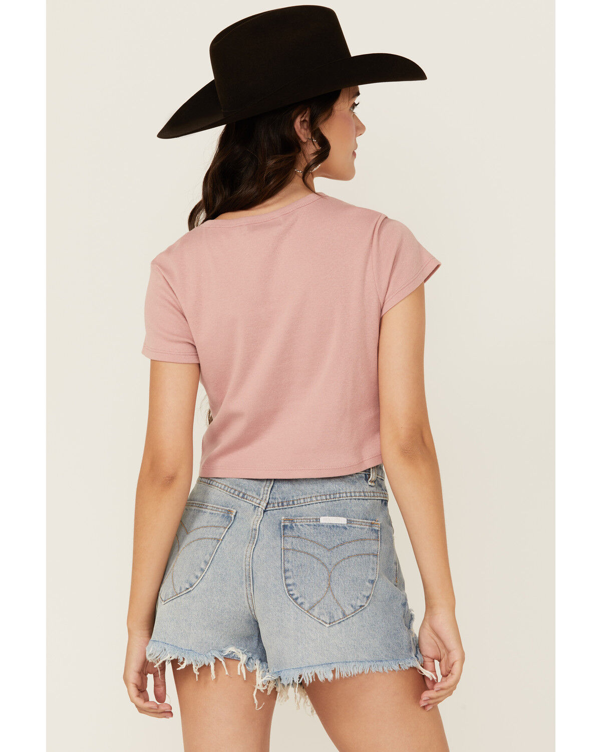 Image #4 - Girl Dangerous Women's Western Dream Short Sleeve Baby Tee, Pink, hi-res