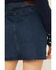 Image #5 - Rock & Roll Denim Women's Dark Wash Studded Belted Western Denim Mini Skirt, Blue, hi-res