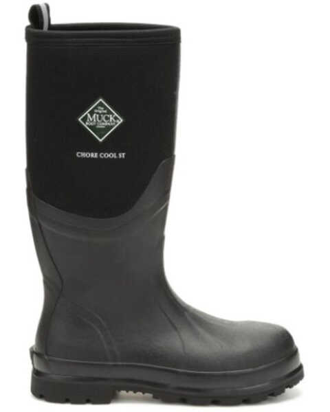 Image #2 - Muck Boots Men's Chore Cool Rubber Work Boots - Steel Toe, Black, hi-res
