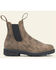 Image #2 - Blundstone Women's High-Top Chelsea Work Boot - Round Toe, Brown, hi-res