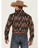 Image #4 - Dale Brisby Men's All-Over Digtal Print Long Sleeve Snap Western Shirt, Charcoal, hi-res