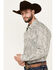 Image #2 - Roper Men's Amarillo Paisley Print Long Sleeve Pearl Snap Western Shirt, Brown, hi-res