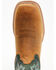 Image #6 - Justin Men's Frontier Western Boots - Broad Square Toe, Tan, hi-res