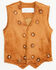 Image #1 - Fornia Toddler Girls' Studded Floral Vest, Camel, hi-res