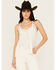 Image #1 - Shyanne Women's Lace Trim Cami, Cream, hi-res