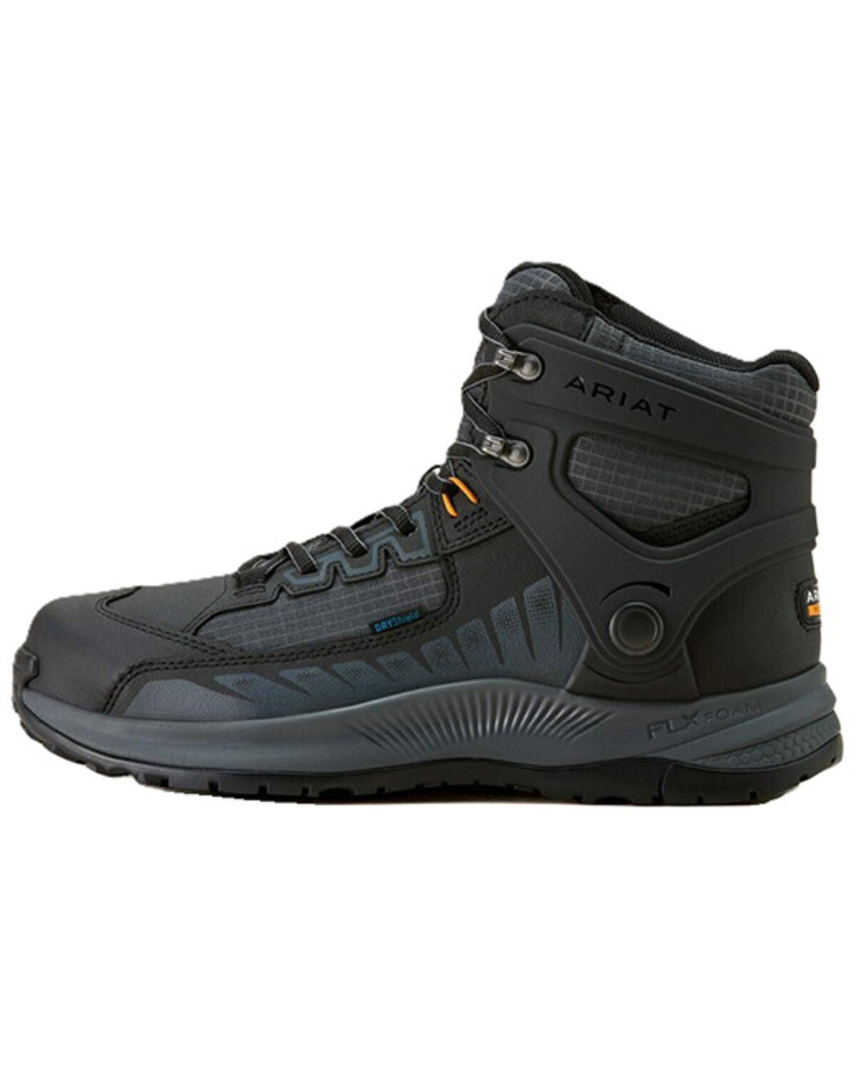 Image #2 - Ariat Men's Outpace Shift 6" Waterproof Lace-up Work Boots - Composite Toe, Black, hi-res