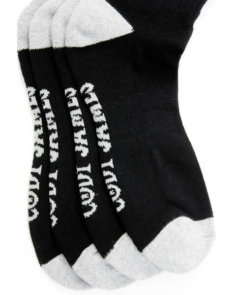 Image #2 - Cody James Men's Crew Socks With Moisture Management - 2 Pack, Black, hi-res
