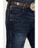 Image #2 - Wrangler Retro Men's Fenholloway Dark Wash Slim Bootcut Stretch Premium Green Jeans, Dark Wash, hi-res