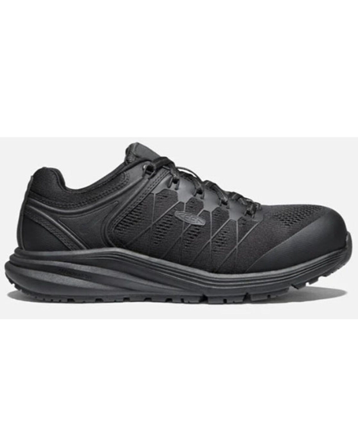 Image #1 - Keen Women's Black Vista Energy Work Shoes - Carbon Toe, Black, hi-res