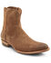 Image #1 - Frye Men's Austin Inside Zip Roughout Ankle Boots - Medium Toe , Brown, hi-res