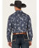 Image #4 - Wrangler Retro Men's Paisley Print Long Sleeve Snap Western Shirt, Navy, hi-res