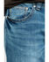 Rock & Roll Denim Men's Pistol Vintage Med Stretch Straight Jeans , Blue, hi-res