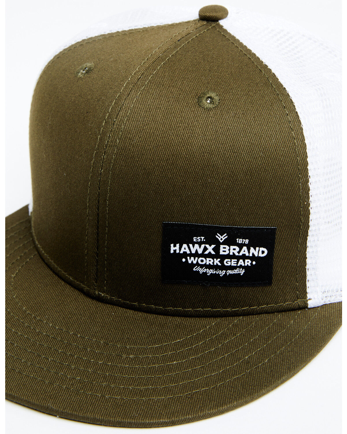 Image #2 - Hawx Men's Corner Patch Ball Cap, Olive, hi-res