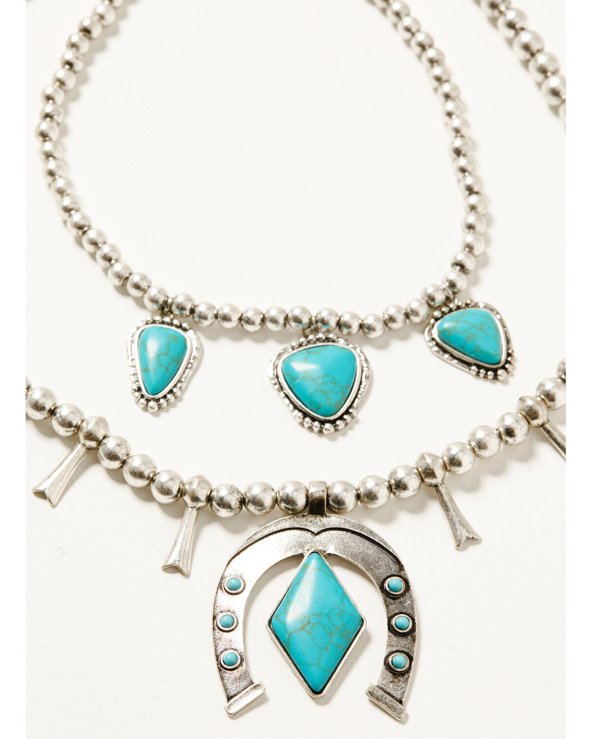Image #2 - Shyanne Women's Frontier Antique Silver Layered Necklace, Silver, hi-res