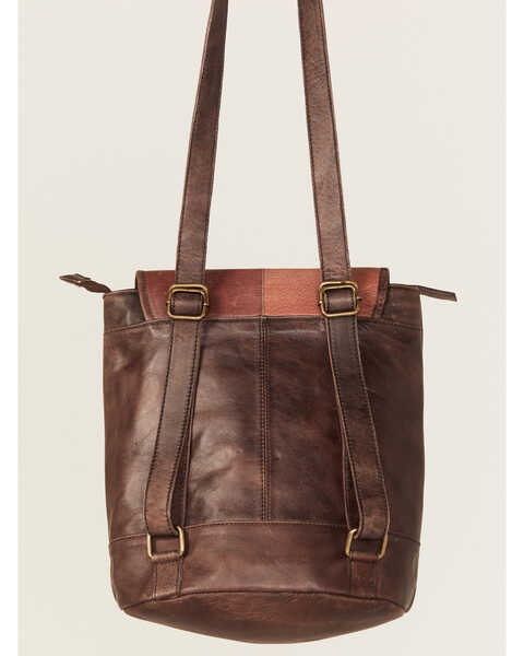 Image #2 - Cleo + Wolf Women's Patchwork Backpack, Distressed Brown, hi-res