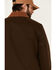 Image #5 - Pendleton Men's Solid Olive Canvas Snap-Down Shirt Jacket, Green/brown, hi-res